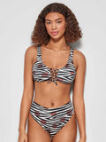 BIKINI REVERSIBLE SIN ARO BRASILEÑA ALTA SAVANNAH