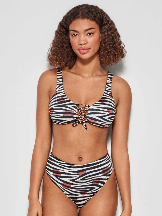 BIKINI REVERSIBLE SIN ARO BRASILEÑA ALTA SAVANNAH
