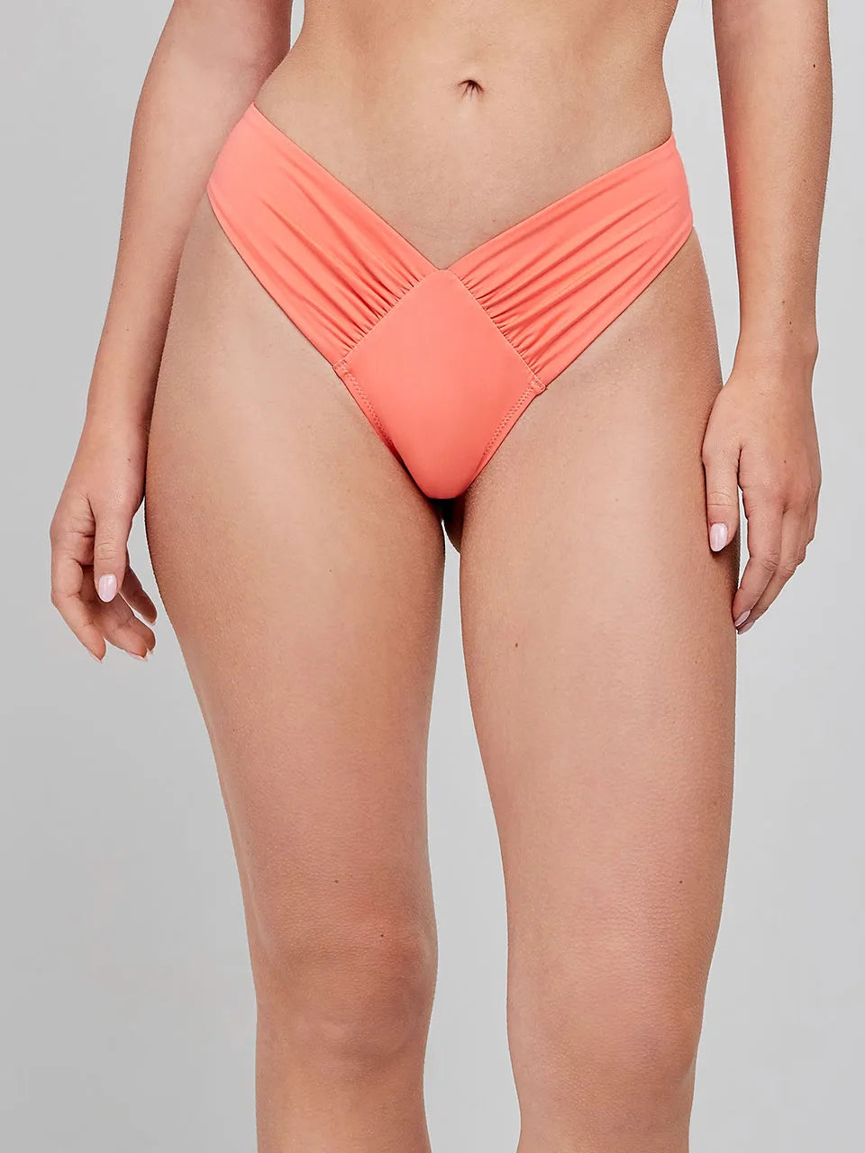 BIKINI PUSH UP CON BRASILEÑA CORTE V BASIC FLUORESCENT