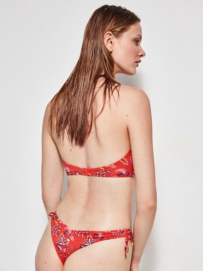 BIKINI BANDEAU SIN ARO BRASILEÑA EN V SUMMER HEAT