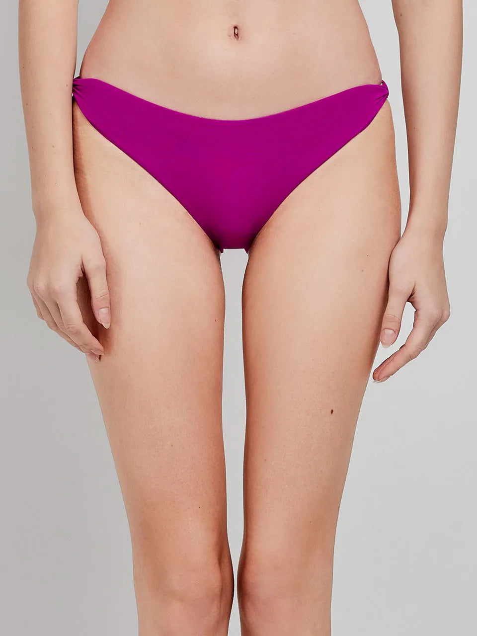 BIKINI TRIANGULAR BRAGUITA DETALLE NUDO BASIC PURPLE