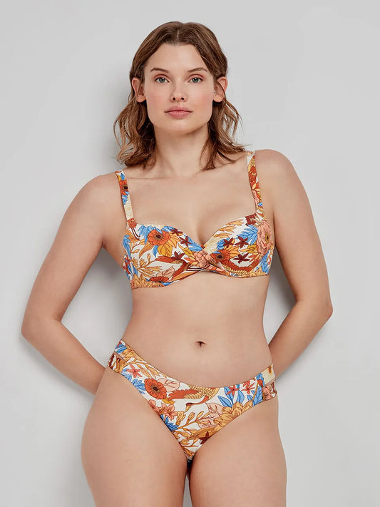 BIKINI CAPACIDAD ESTAMPADO RETRO FLORAL