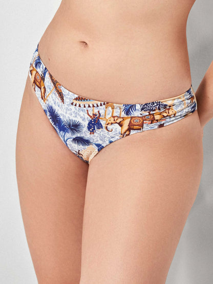 BIKINI BANDEAU ESTAMPADO AFRICANO