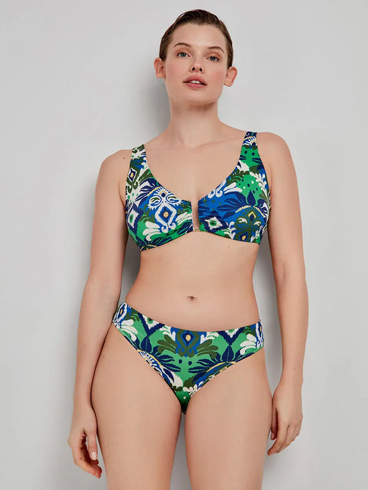 BIKINI CAPACIDAD FOAM EXTRAIBLE BRAGA MIDI ESTAMPADO TRIBAL