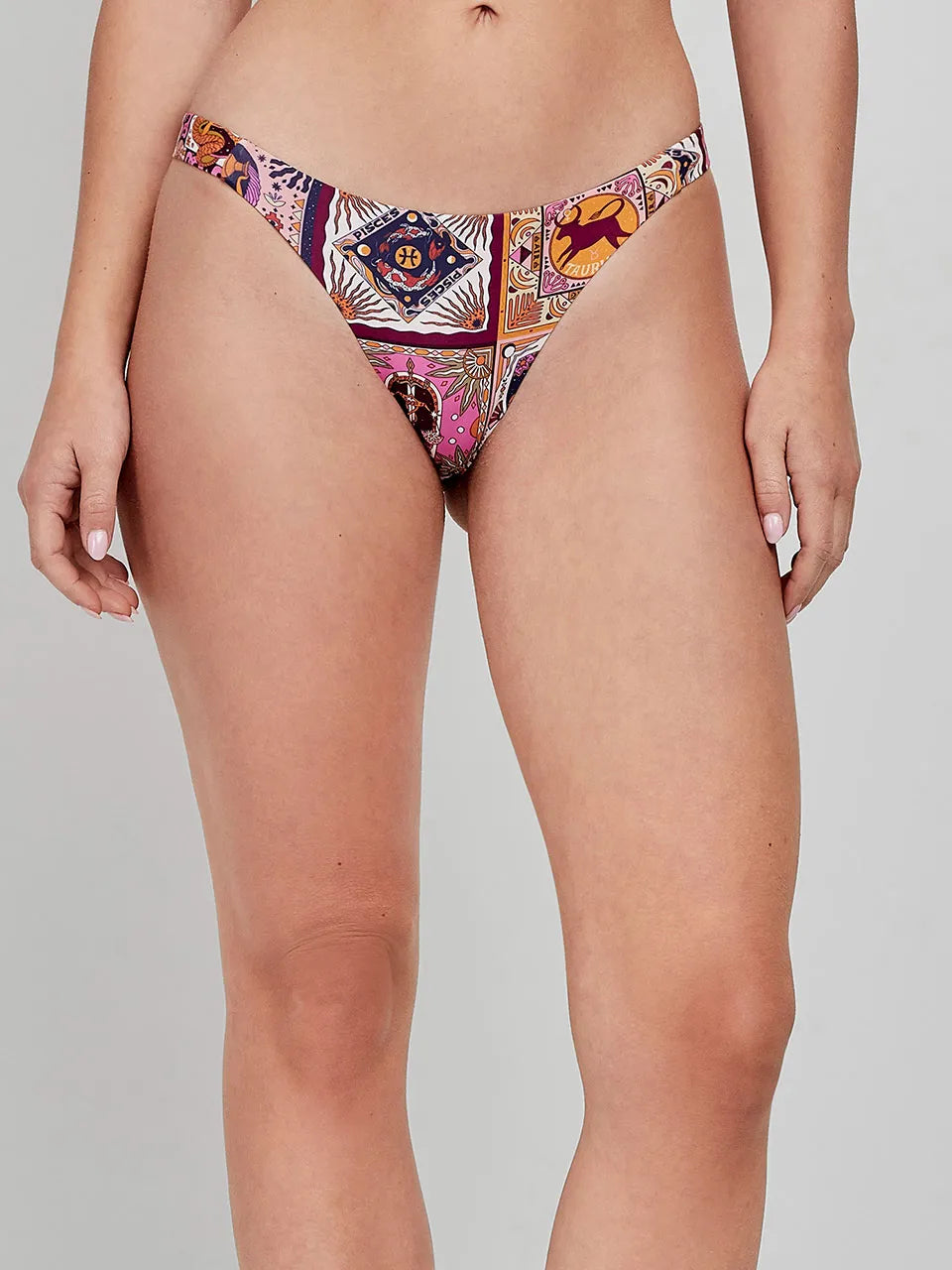 BIKINI TRIANGULAR FOAM EXTRAIBLE ESTAMPADO ZODIACO