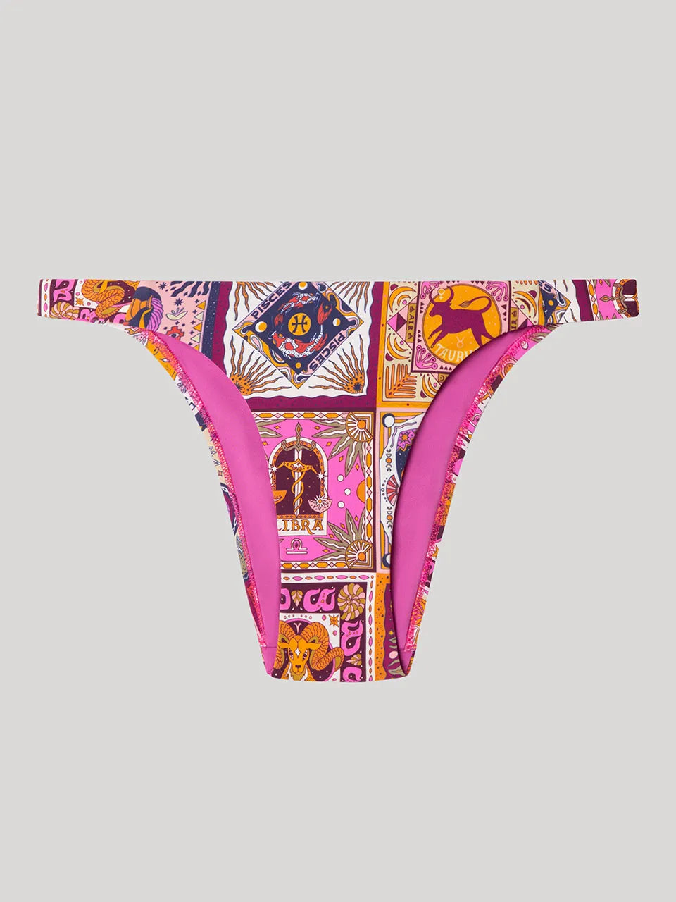 BIKINI TRIANGULAR FOAM EXTRAIBLE ESTAMPADO ZODIACO