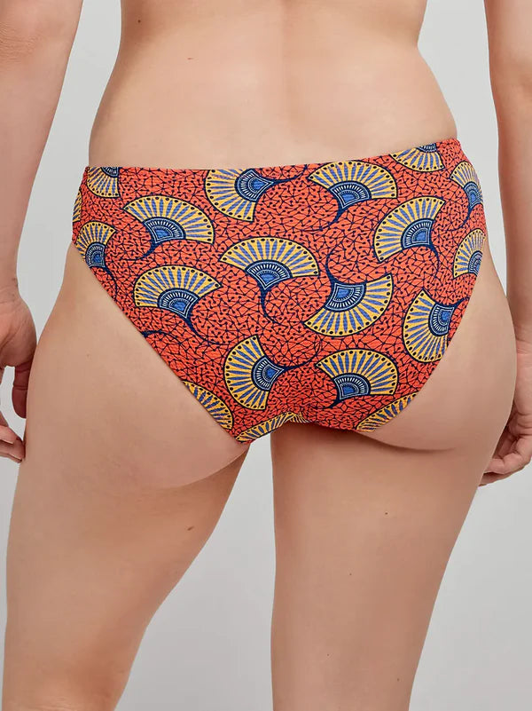 BIKINI ANUDADO BRAGA MIDI TRIBAL PRINT