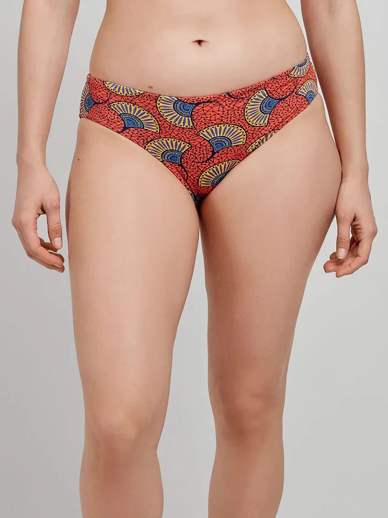 BIKINI ANUDADO BRAGA MIDI TRIBAL PRINT