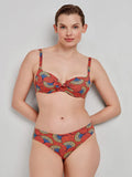 BIKINI ANUDADO BRAGA MIDI TRIBAL PRINT