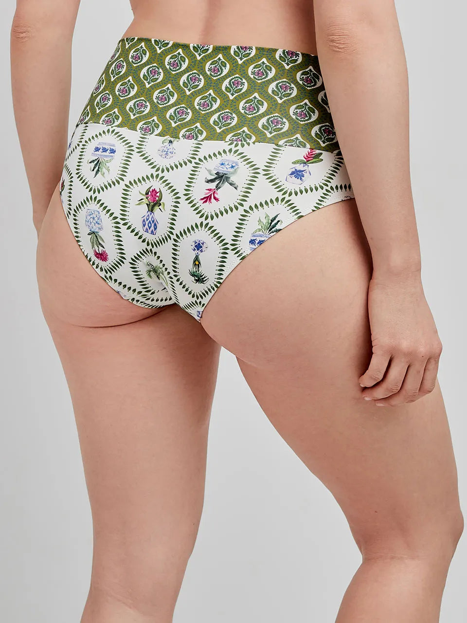 BIKINI CRUZADO ESTAMPADO GREEN ROSES