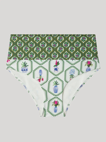 BIKINI CRUZADO ESTAMPADO GREEN ROSES