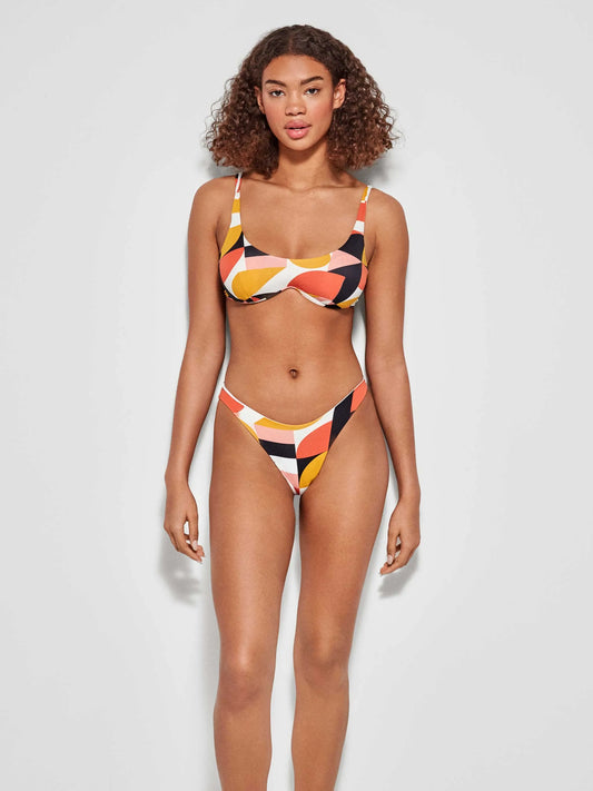 BIKINI ARO CONTINUO BRAGUITA BRASILEÑA CORTE EN V