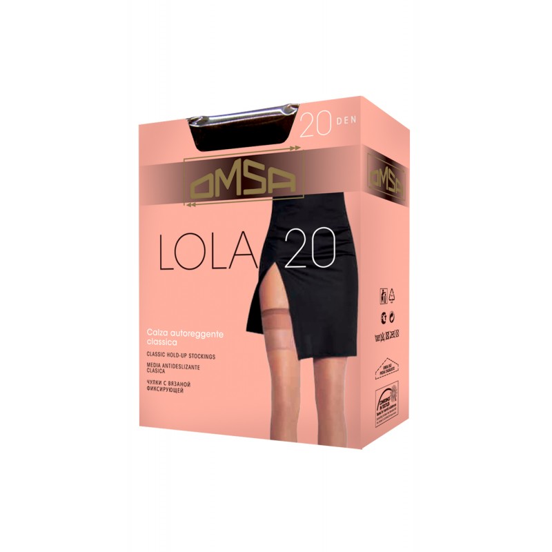 MEDIAS ANTIDESLIZANTES 20 DENIER LOLA 050