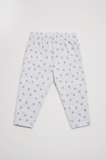CONJUNTO 2 PIEZAS BEBÉ NIÑA GATITO Y ROSAS