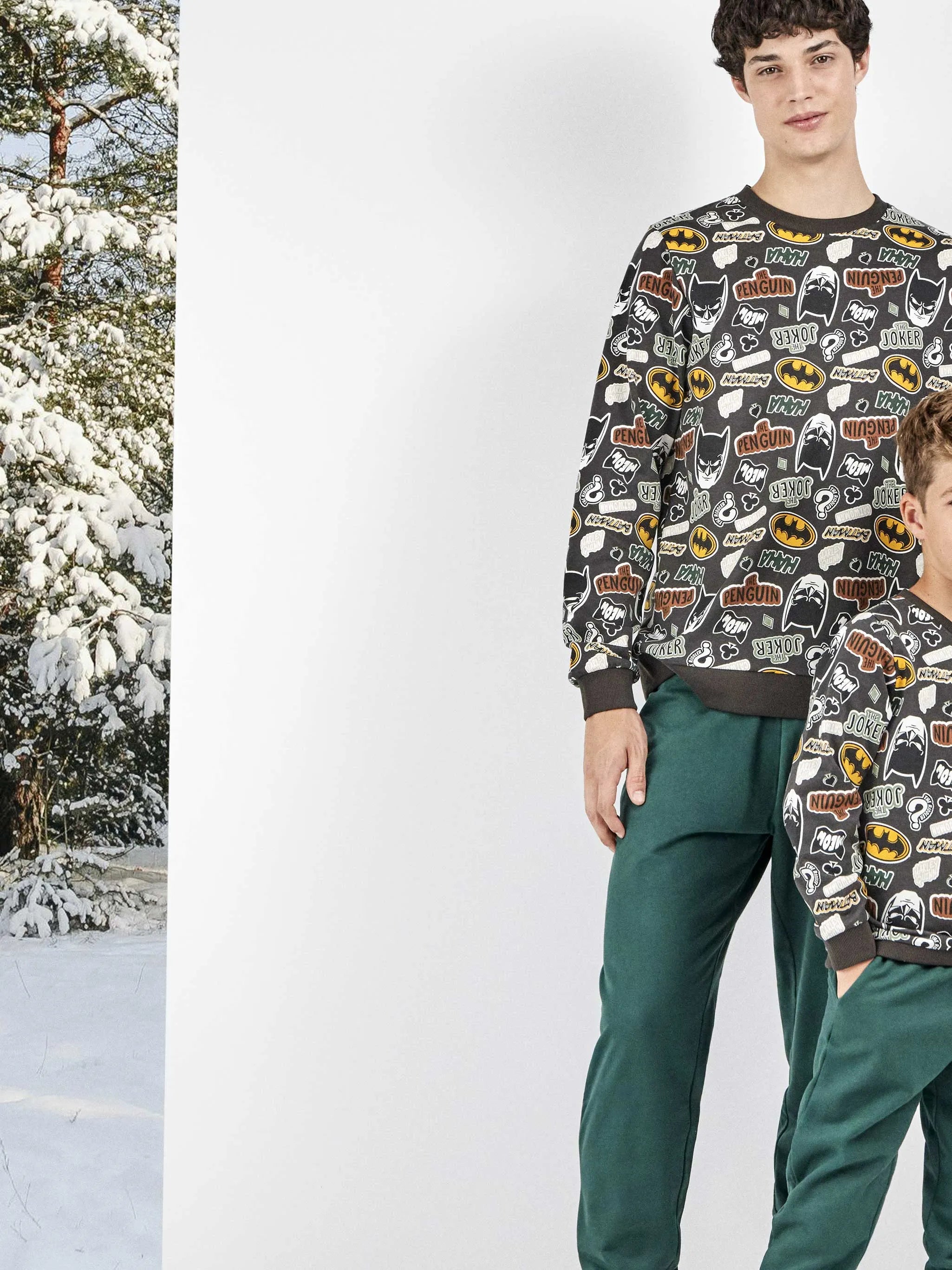 Pijama hombre Batman en felpa