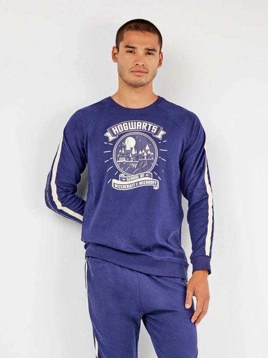 PIJAMA MANGA LARGA HOMBRE HOWARTS SCHOOL