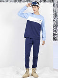 Pijama largo hombre Snoopy azul de felpa