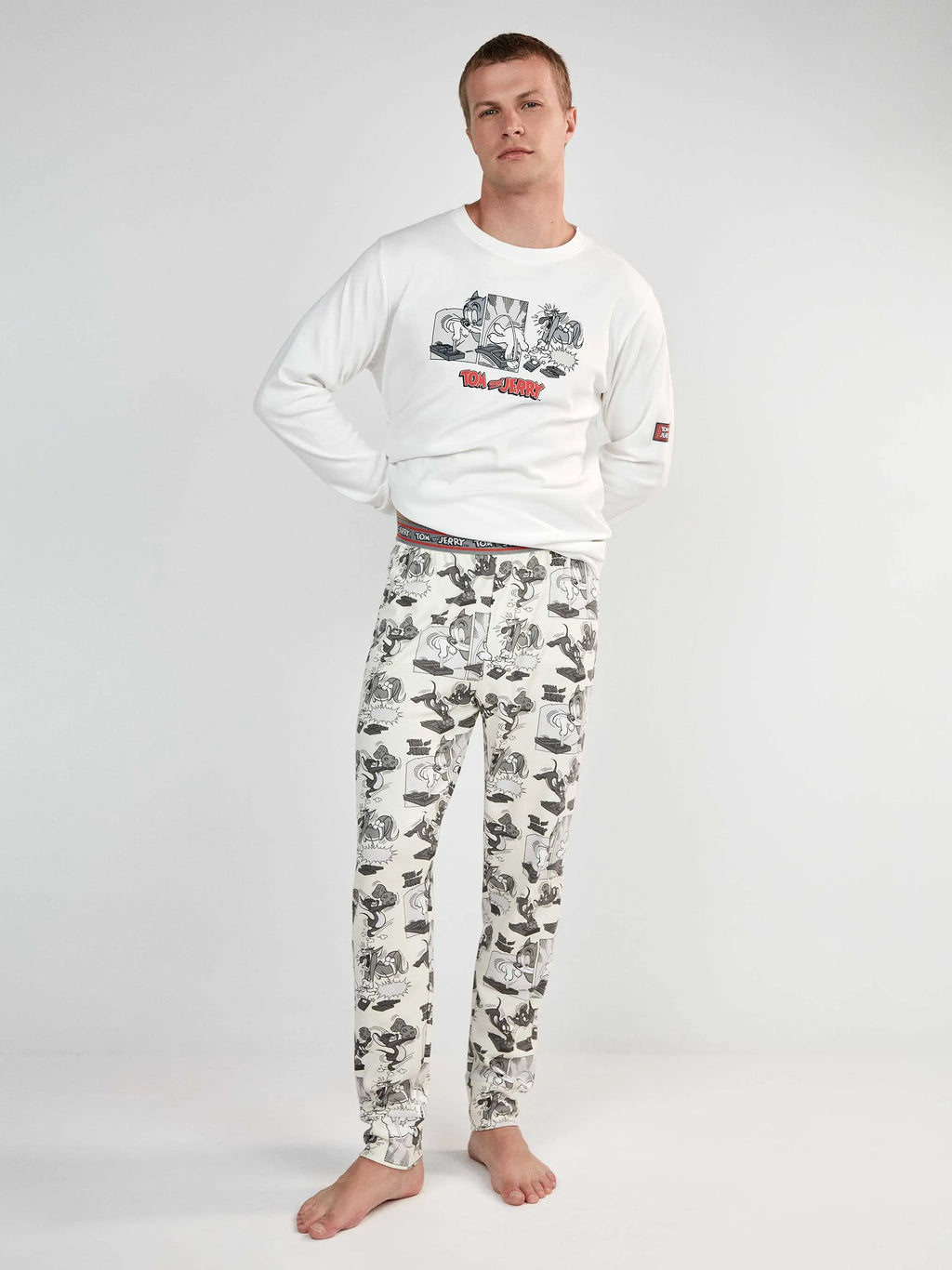 Pijama hombre tom & jerry cómic