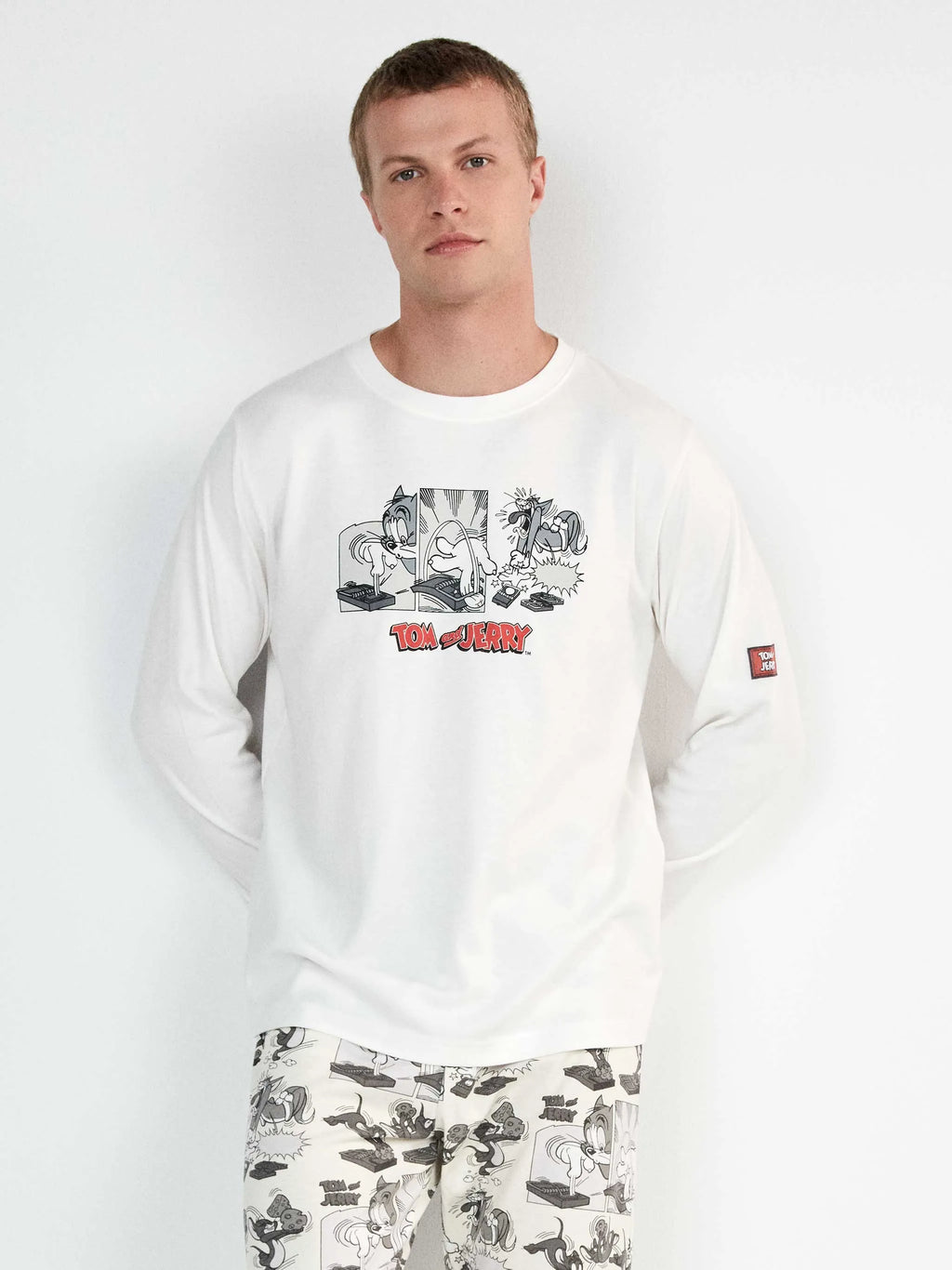 Pijama hombre tom & jerry cómic