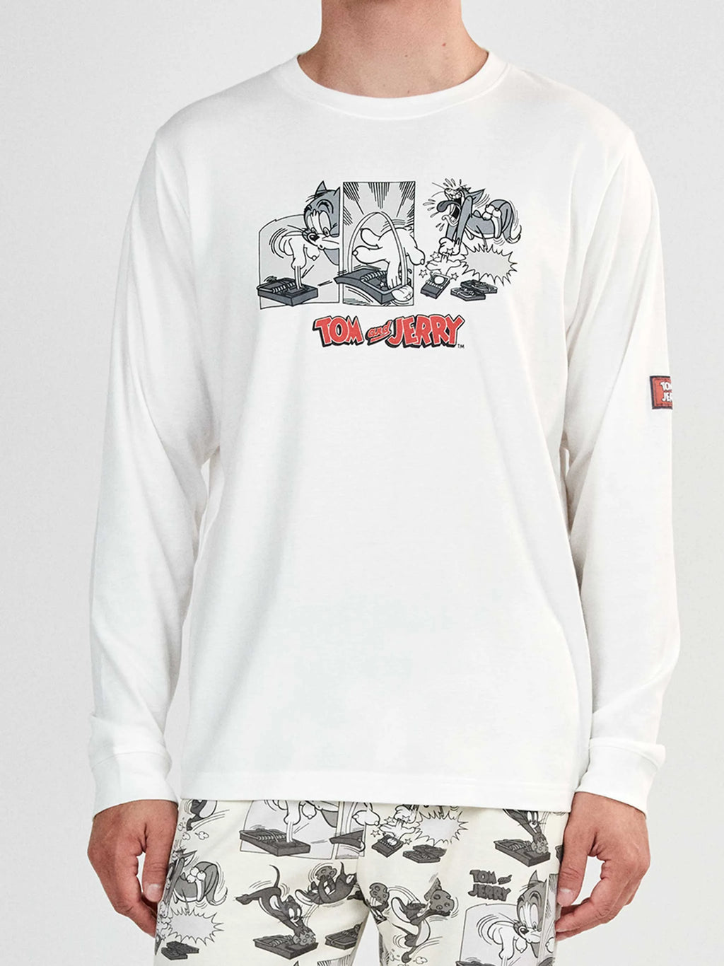 Pijama hombre tom & jerry cómic