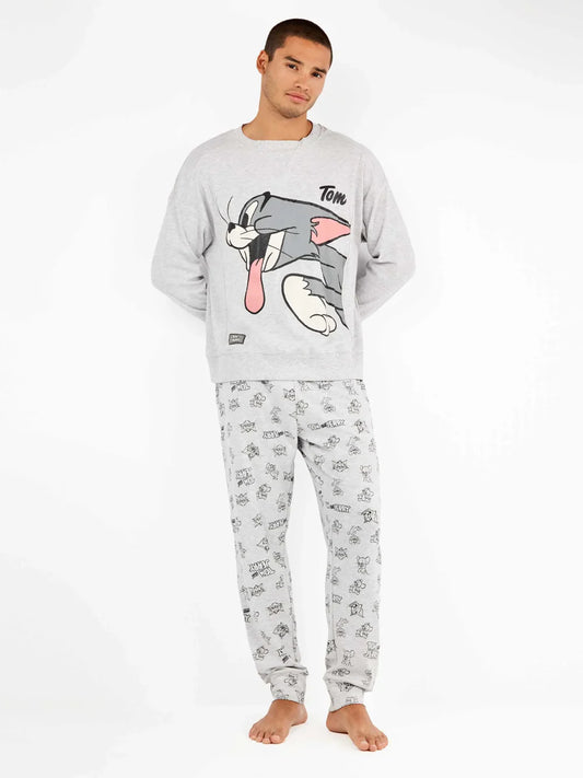 PIJAMA MANGA LARGA HOMBRE TOM & JERRY TOM