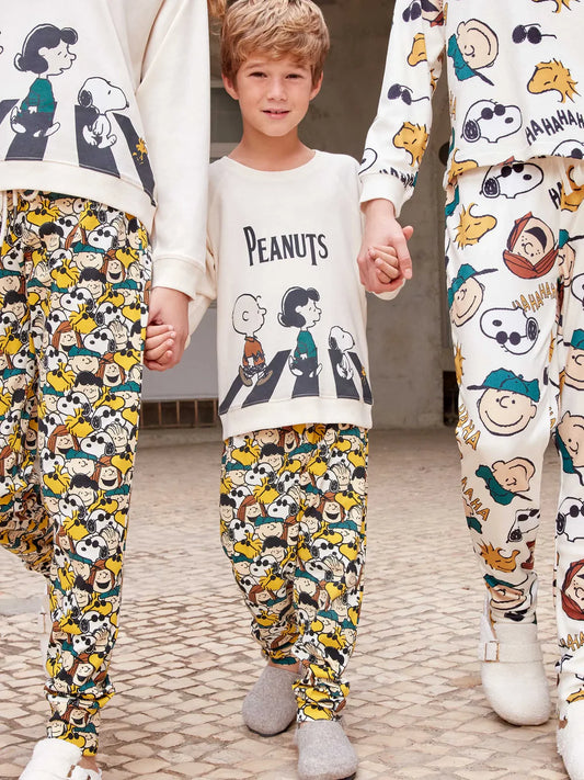 PIJAMA MANGA LARGA NIÑO SNOOPY BEATLES