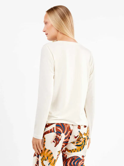 PIJAMA MANGA LARGA MUJER ANIMAL PRINT TIGRES