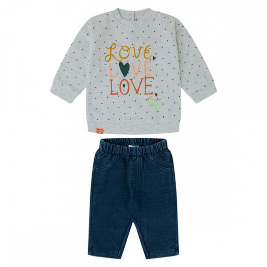 CONJUNTO INFANTIL 2 PIEZAS LOVE