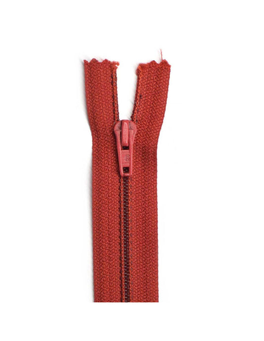 ROJO CREMALLERA DIENTE FINO RUBÍ