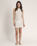 VESTIDO IBIZENCO CRUDO DE ESPALDA ABIERTA