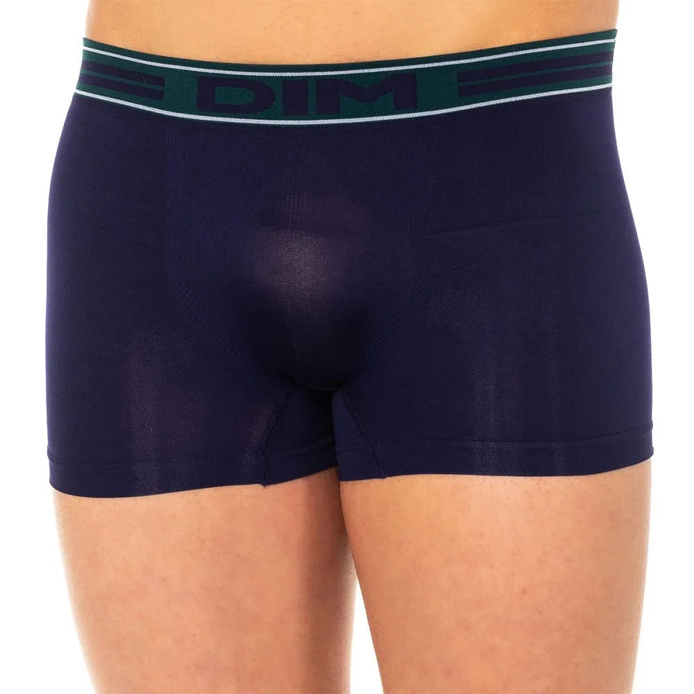 Pack 2 bóxers DIM de hombre sin costuras en negro y azul marino