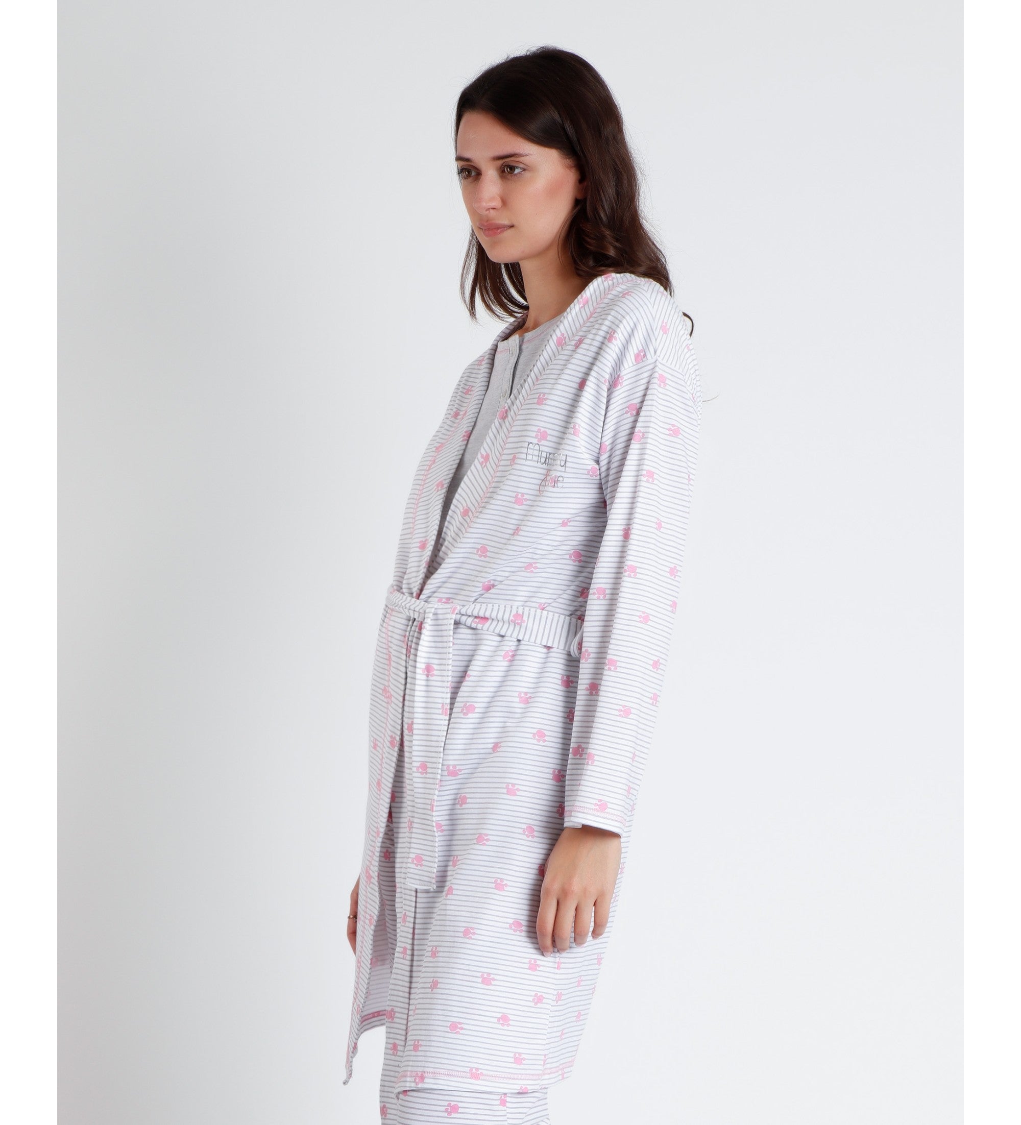 BATA MANGA LARGA MATERNITY DALMATAS