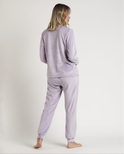 PIJAMA MANGA LARGA MUJER SWEET MALVA