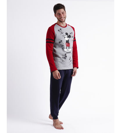 PIJAMA MANGA LARGA HOMBRE MICKEY SHADOWS
