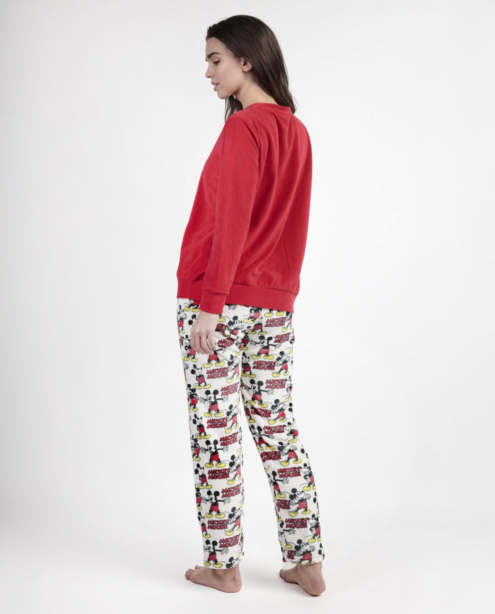 PIJAMA MANGA LARGA MUJER CALENTITO BEST MICKEY