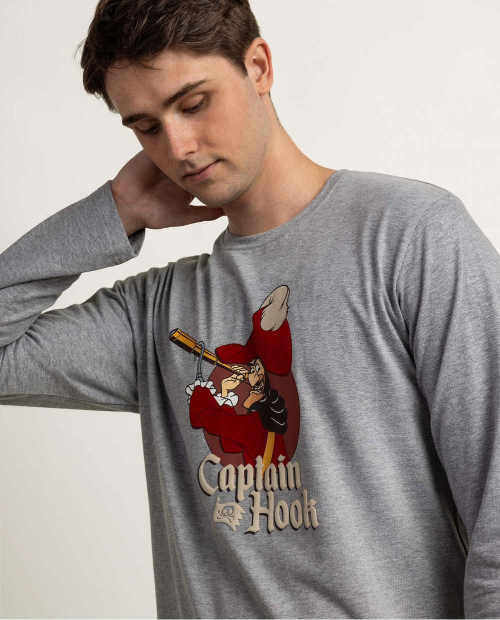 Pijama de hombre disney capitán garfio captain hook manga larga