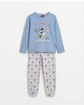 Pijama Niña Disney Minnie y Daisy Coquette Friends Azul de Algodón