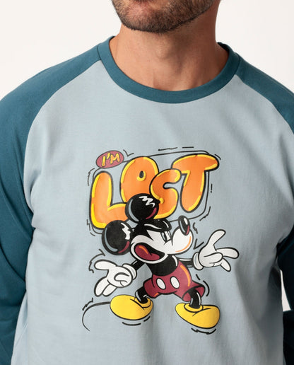 PIJAMA MANGA LARGA HOMBRE LOST MICKEY
