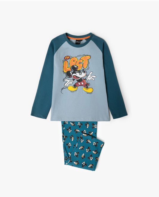 PIJAMA MANGA LARGA NIÑO LOST MICKEY