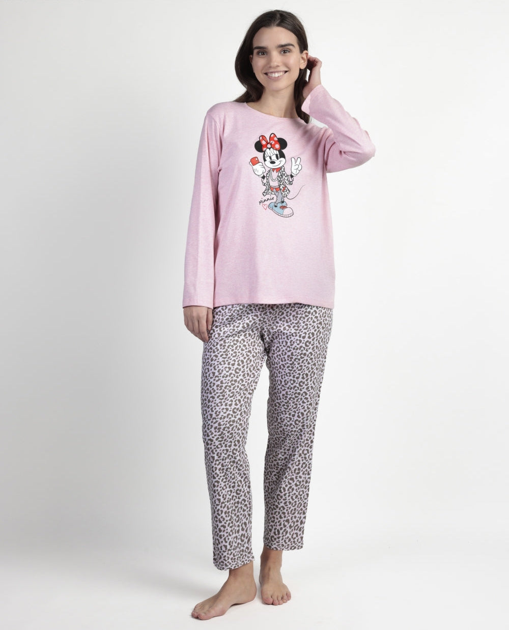 PIJAMA MANGA LARGA MUJER MINNIE SKIN