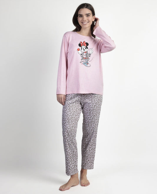 PIJAMA MANGA LARGA MUJER MINNIE SKIN