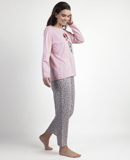 PIJAMA MANGA LARGA MUJER MINNIE SKIN