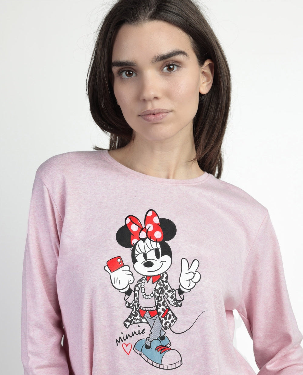 PIJAMA MANGA LARGA MUJER MINNIE SKIN