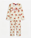 Pijama de niña Disney Winnie the Pooh terciopelo de manga larga