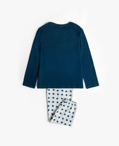 PIJAMA MANGA LARGA NIÑA YOU MAKE MY LOVE