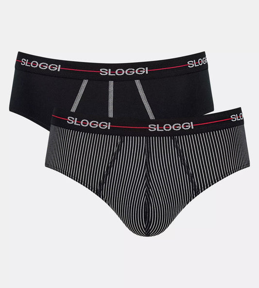 PACK-2 SLIPS SLOGGI MEN START M006