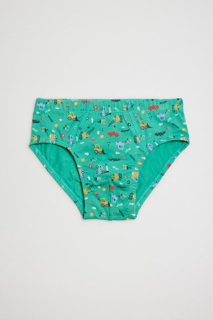 PACK-2 SLIPS INFANTIL NIÑO COCHES