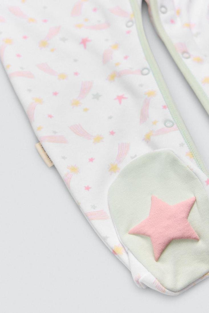Pelele bebé estrellas Cotton Nature