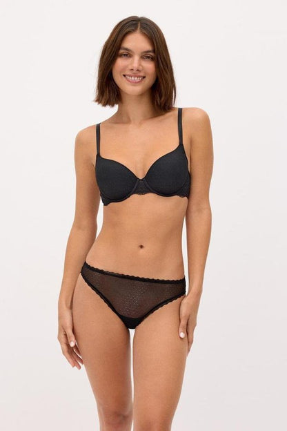 CONJUNTO SUJETADOR CON ARO CON RELLENO Y BRAGA MINI