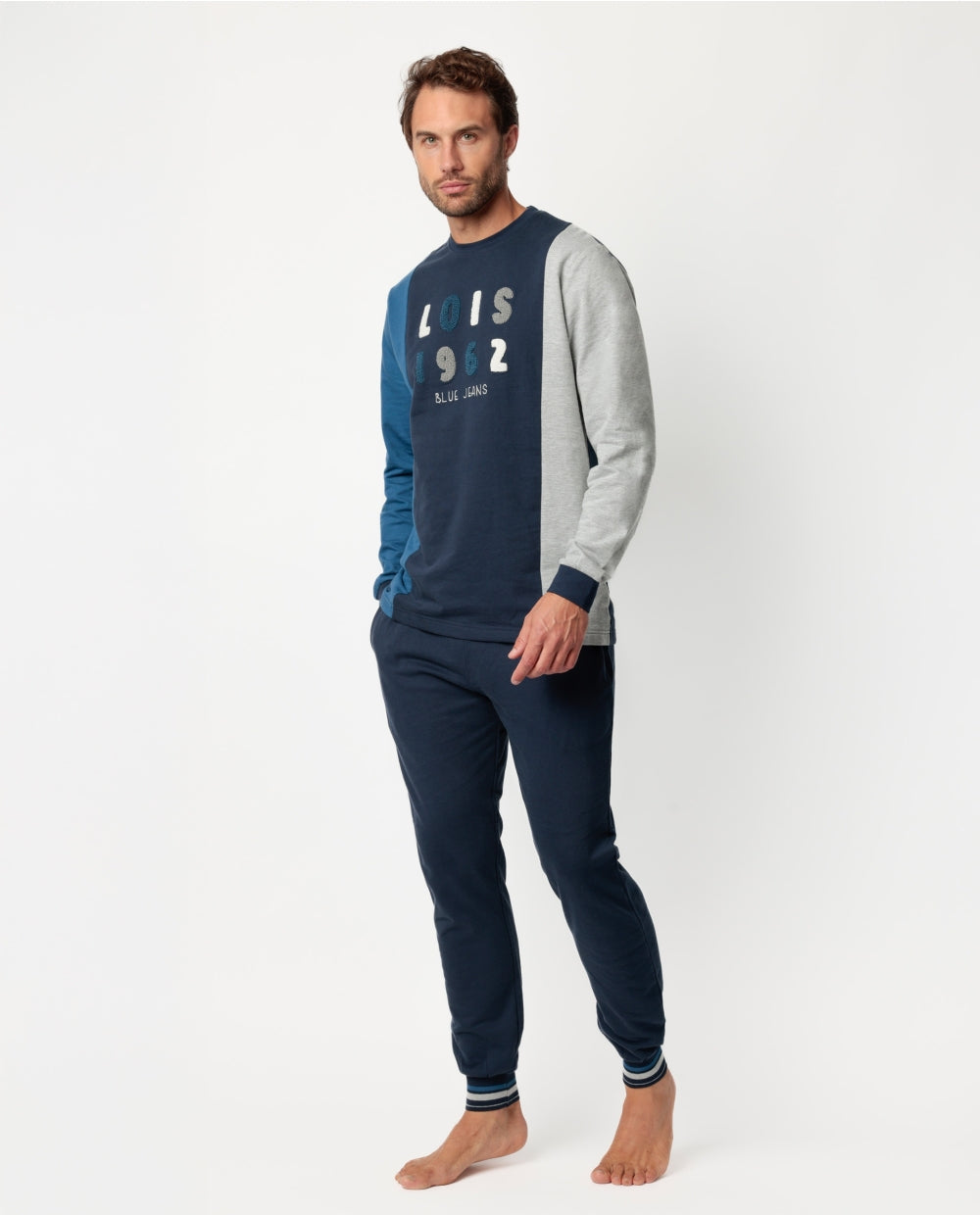 PIJAMA MANGA LARGA HOMBRE FELPA FAN